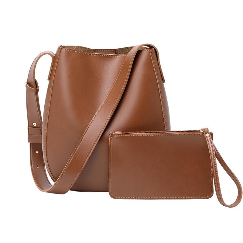 PU Leather Solid Color Shoulder Bags for Women 2021 Bucket Crossbody Bags Lady Purse Wide Strap Crossbody Bag Travel Big Handbag, Black
PU Leather Solid Color Shoulder Bags for Women 2021 Bucket Crossbody Bags Lady Purse Wide Strap Crossbody Bag Travel Big Handbag, Black