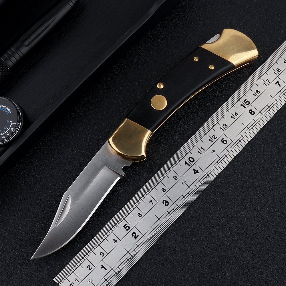 Classic BK 112 440C brass blade wooden handle outdoor hunting camping survival tactics pocket fruit knife tool
Classic BK 112 440C brass blade wooden handle outdoor hunting camping survival tactics pocket fruit knife tool