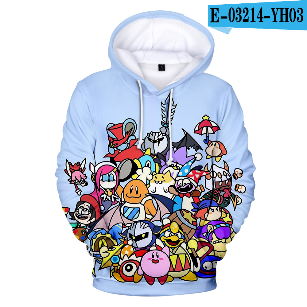 New Sweatshirts Kid's Cute Funny Cartoon Men Women Autumn Warm Pullovers Hooded Kirby 3D Hoodies
New Sweatshirts Kid's Cute Funny Cartoon Men Women Autumn Warm Pullovers Hooded Kirby 3D Hoodies