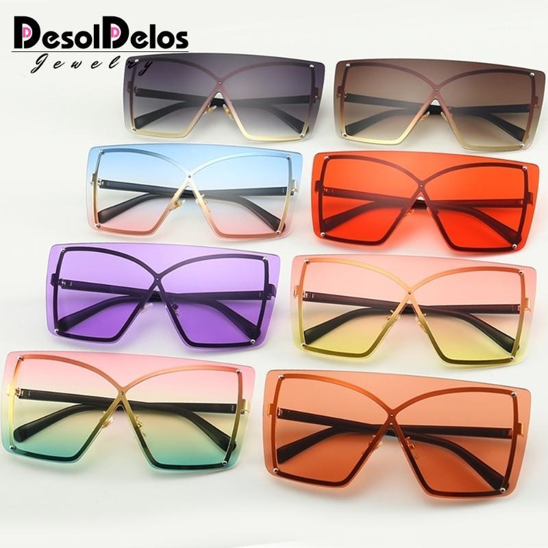 Sunglasses Pink Yellow Square For Women Double Color One Pieces Flat Sun Glasses Men Alloy Rimless Eyewear 2021 Brand Shades1
Sunglasses Pink Yellow Square For Women Double Color One Pieces Flat Sun Glasses Men Alloy Rimless Eyewear 2021 Brand Shades1