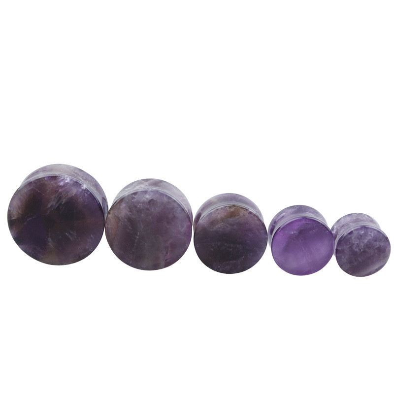 -Double Flared Natural Stone Ear Plugs Tunnels Gauges Expanders Stone Saddles Sold As Pair (8mm,10mm,12mm,14mm), Silver
-Double Flared Natural Stone Ear Plugs Tunnels Gauges Expanders Stone Saddles Sold As Pair (8mm,10mm,12mm,14mm), Silver