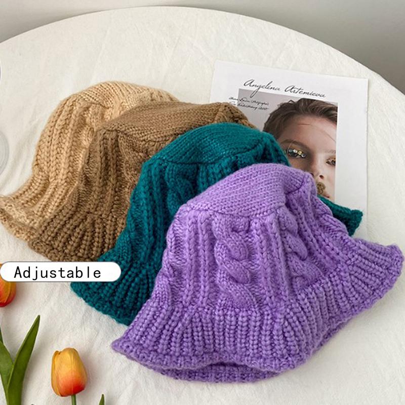 Wide Brim Hats Women Warm Knit Bucket Hat Fishing Hand-woven Female Autumn Winter Korean Wool Lady Girls Fisherman, Red
Wide Brim Hats Women Warm Knit Bucket Hat Fishing Hand-woven Female Autumn Winter Korean Wool Lady Girls Fisherman, Red