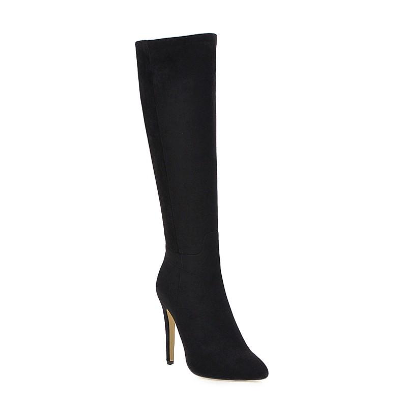 Big Size Pointed high heel boots boots women woman winter women shoes botas, Beige 
Big Size Pointed high heel boots boots women woman winter women shoes botas, Beige