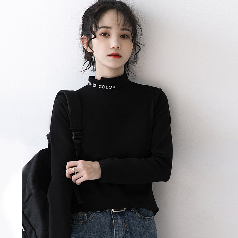 2021 Autumn and Winter New Card High Retro-style Port in Black Long Female Shirt P1M8
2021 Autumn and Winter New Card High Retro-style Port in Black Long Female Shirt P1M8