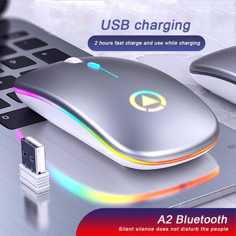 Bluetooth LED Backlit Rechargeable Wireless Silent Mouse 2.4Ghz USB Mouse Ergonomic Optical Gaming Desktop PC Laptop1
Bluetooth LED Backlit Rechargeable Wireless Silent Mouse 2.4Ghz USB Mouse Ergonomic Optical Gaming Desktop PC Laptop1