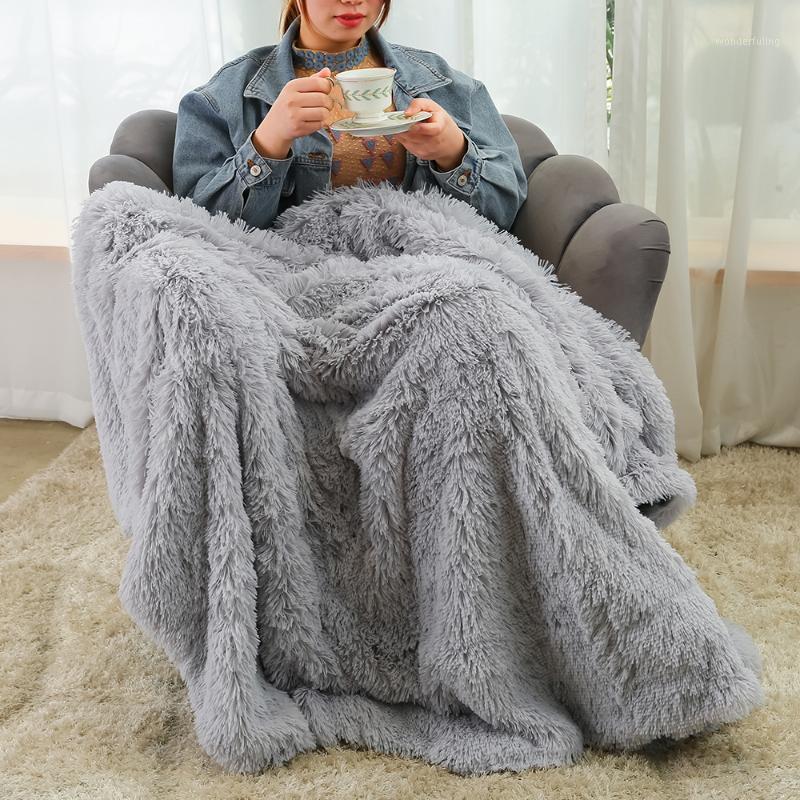 Soft Flannel Blanket Solid Warm Long Shaggy Fuzzy Blanket Fur Throw Rug For Sofa Bedding Home Decor Winter Upgrade D301
Soft Flannel Blanket Solid Warm Long Shaggy Fuzzy Blanket Fur Throw Rug For Sofa Bedding Home Decor Winter Upgrade D301
