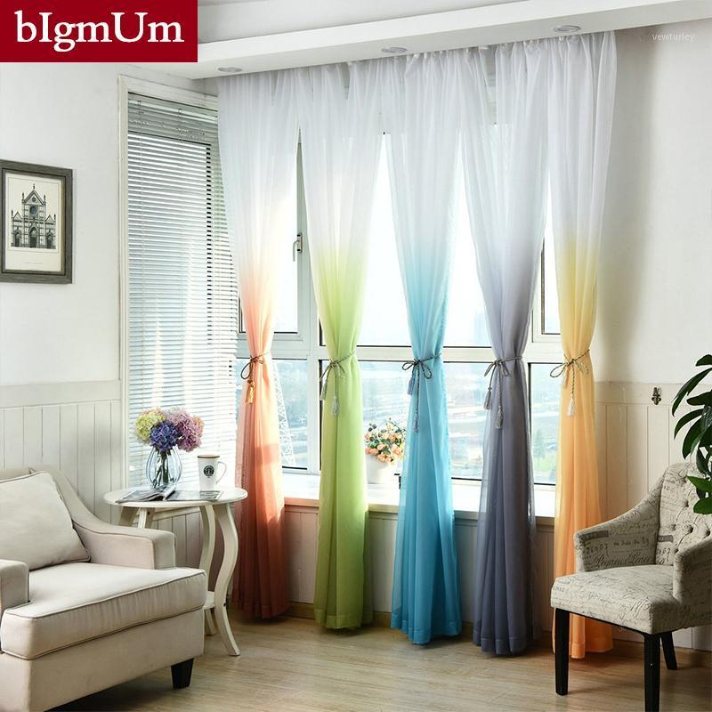 bIgmUm Gradient/Solid Color Printing Sheer Voile Curtains For Living Room Bedroom Tulle Modern Pastoral transparent Curtains1, Color no 3 tulle
bIgmUm Gradient/Solid Color Printing Sheer Voile Curtains For Living Room Bedroom Tulle Modern Pastoral transparent Curtains1, Color no 3 tulle