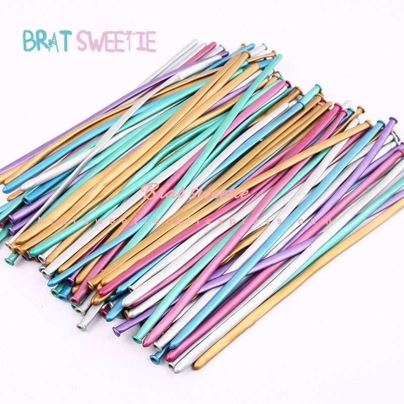 100pcs Chrome Metal Long Balloons 260 Magic Strip Balloon Blended Styling Twist Latex Ballon Wedding Birthday Party Decoration T200526
100pcs Chrome Metal Long Balloons 260 Magic Strip Balloon Blended Styling Twist Latex Ballon Wedding Birthday Party Decoration T200526
