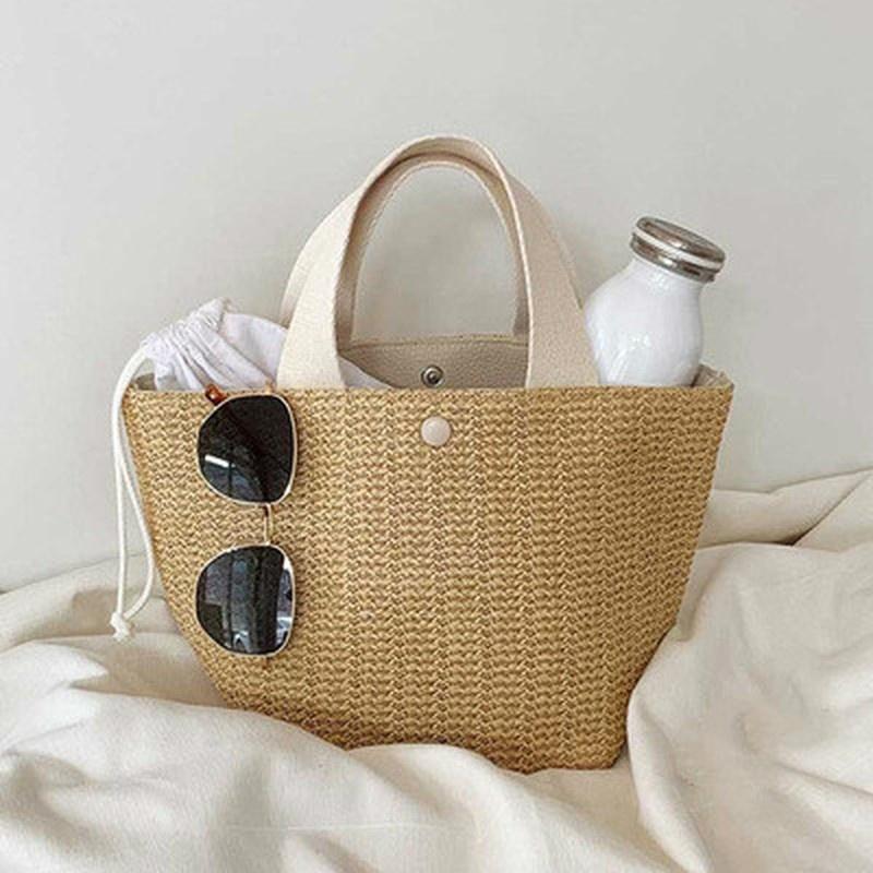 Casual Rattan Women Handbags Summer Beach Straw Bags Wicker Woven Female Totes Large Capacity Lady Buckets Bag Travel Bag
Casual Rattan Women Handbags Summer Beach Straw Bags Wicker Woven Female Totes Large Capacity Lady Buckets Bag Travel Bag
