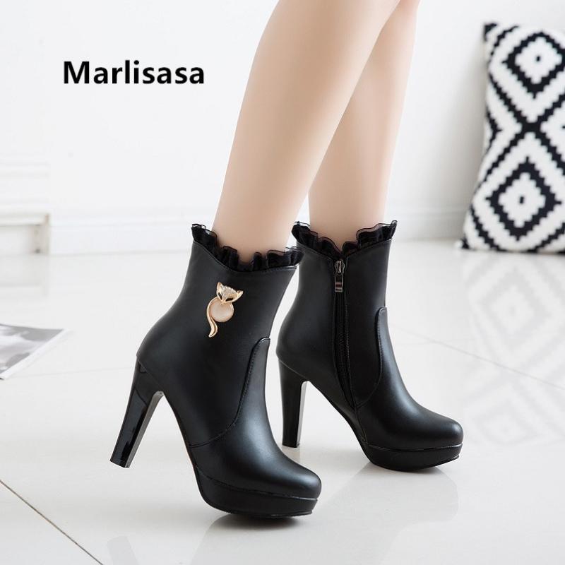 Marlisasa Botas Femininas Women Cute Sweet Comfortable Pink Pu Leather High Heel Boots Lady Casual Street Boots Cool F6054
Marlisasa Botas Femininas Women Cute Sweet Comfortable Pink Pu Leather High Heel Boots Lady Casual Street Boots Cool F6054