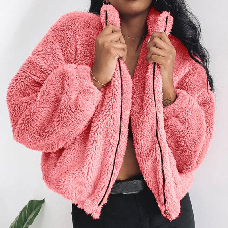JAYCOSIN Elegant Faux Fur Coat Women 2020 Autumn Winter Warm Zipper Fur Jacket Female Plush Overcoat Pocket Casual Teddy Outwear, Pink
JAYCOSIN Elegant Faux Fur Coat Women 2020 Autumn Winter Warm Zipper Fur Jacket Female Plush Overcoat Pocket Casual Teddy Outwear, Pink