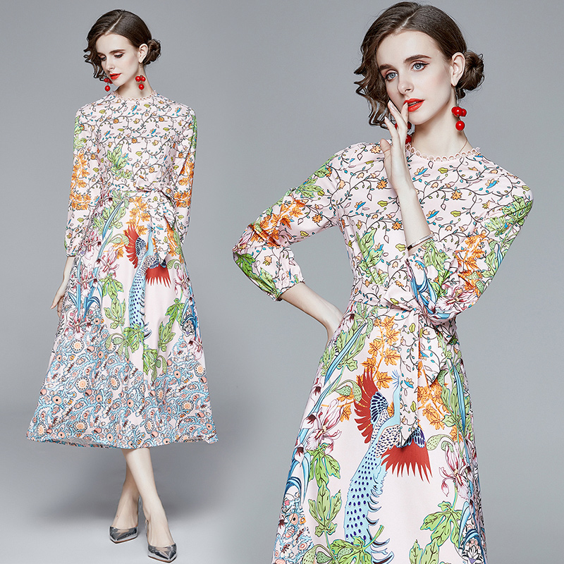 Temperament Printed Womens Dress 2021 Spring Autumn Midi Dress High-end Retro Lady Dress Long Sleeve Boutique Dresses, Black
Temperament Printed Womens Dress 2021 Spring Autumn Midi Dress High-end Retro Lady Dress Long Sleeve Boutique Dresses, Black