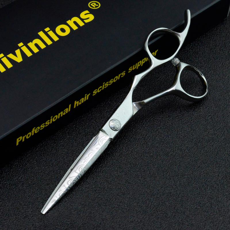5.5" Damascus Hair Scissors Razor Hairdressing Scissor Sale Professional Hair Dressing Scissors Barber Razor Japan Haircut Kit
