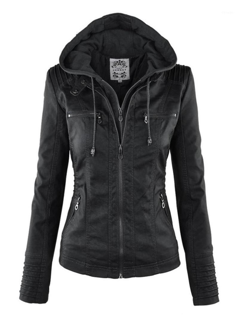 Women's Leather & Faux Gothic Jacket Women Hoodies Winter Autumn Motorcycle Black Outerwear PU 2021 Coat 1
Women's Leather & Faux Gothic Jacket Women Hoodies Winter Autumn Motorcycle Black Outerwear PU 2021 Coat 1