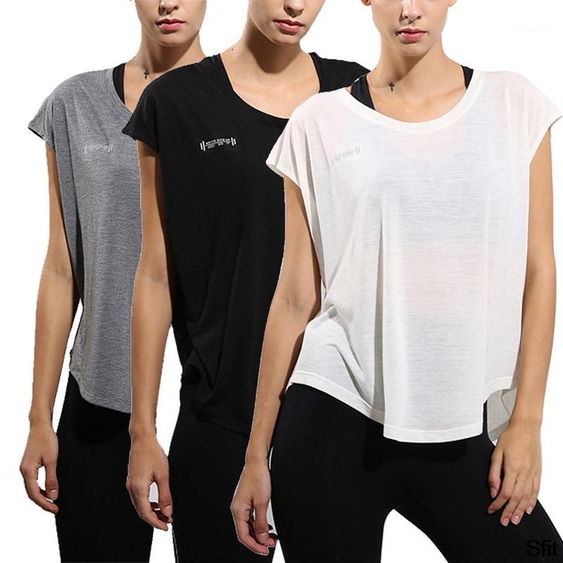 Ladies Fitness Women' T-shirt Summer short-sleeve Pure Color Sports Yoga Tshirts Round Neck Top Casual Loose Sports Wear1, Black
Ladies Fitness Women' T-shirt Summer short-sleeve Pure Color Sports Yoga Tshirts Round Neck Top Casual Loose Sports Wear1, Black