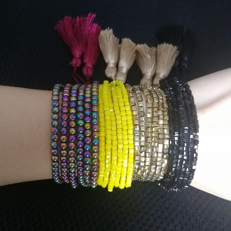 SHINUS BOHO Multi Layer Square Beaded Jewelry Friendship Bracelets Men Strand pulseras mujer Tassel Bracelets for Women Charm
SHINUS BOHO Multi Layer Square Beaded Jewelry Friendship Bracelets Men Strand pulseras mujer Tassel Bracelets for Women Charm