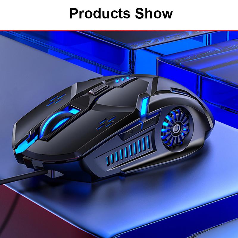 Six-button Colorful Luminous Gaming Mouse Gaming Mechanical Mouse Mute/non-mute Office For PC Laptop
Six-button Colorful Luminous Gaming Mouse Gaming Mechanical Mouse Mute/non-mute Office For PC Laptop
