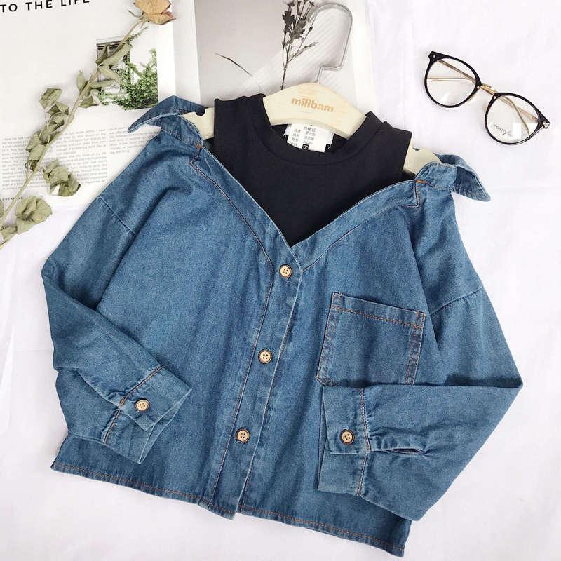 Top Spring Autumn Kids Casual Jacket Girls Jeans Coats Little Boys Girls Denim Outerwear Costume, Graph color 826006
Top Spring Autumn Kids Casual Jacket Girls Jeans Coats Little Boys Girls Denim Outerwear Costume, Graph color 826006