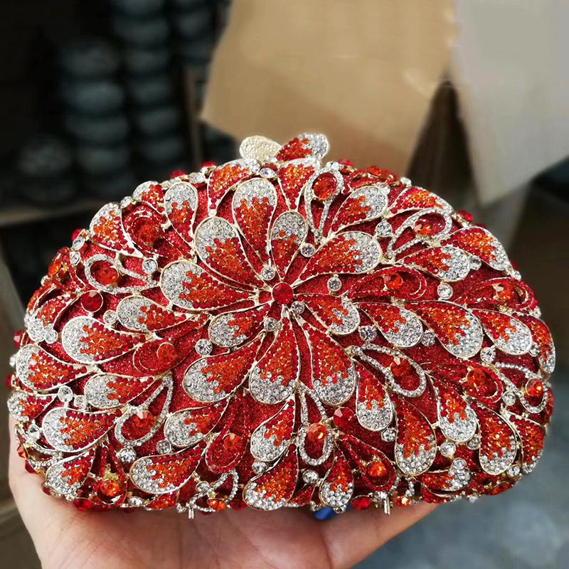 Luxury Orange/Red/White Crystal Ladies Evening Clutch Handbags Best Quality Diamond Women Messenger Purse Female Party Bags, Black
Luxury Orange/Red/White Crystal Ladies Evening Clutch Handbags Best Quality Diamond Women Messenger Purse Female Party Bags, Black