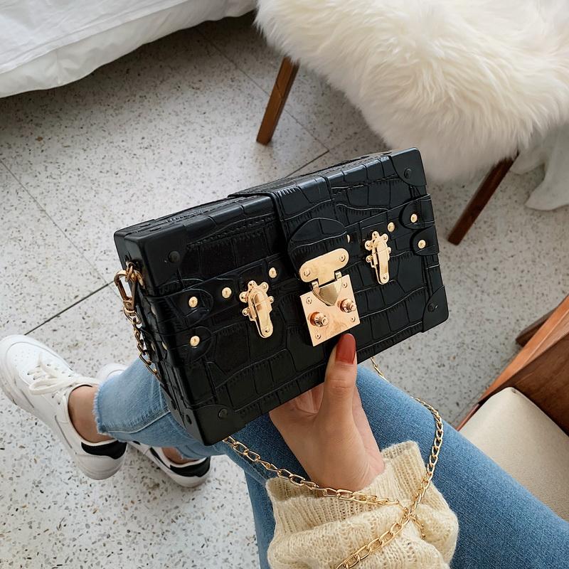 Toposhine Stone Pattern Women Bags 2020 New Popular Chains Ladies Shoulder Bag Candy Color Female Bag Fashion Girl Messenger, Black
Toposhine Stone Pattern Women Bags 2020 New Popular Chains Ladies Shoulder Bag Candy Color Female Bag Fashion Girl Messenger, Black