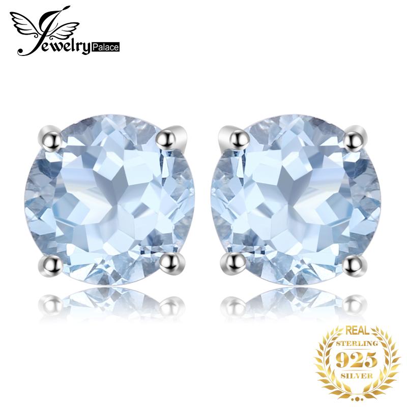JewelryPalace 2ct Genuine Blue Topaz Stud Earrings 925 Sterling Silver Earrings For Women Korean Earings Fashion Jewelry 2021
JewelryPalace 2ct Genuine Blue Topaz Stud Earrings 925 Sterling Silver Earrings For Women Korean Earings Fashion Jewelry 2021