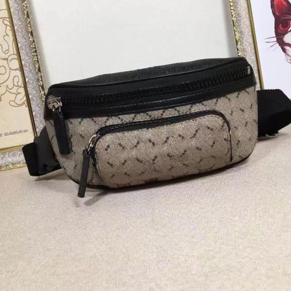 Classic style mini men and women Waist Bags genuine Leather Bag women fanny pack printed Waistpacks for 450 men 946, White
Classic style mini men and women Waist Bags genuine Leather Bag women fanny pack printed Waistpacks for 450 men 946, White