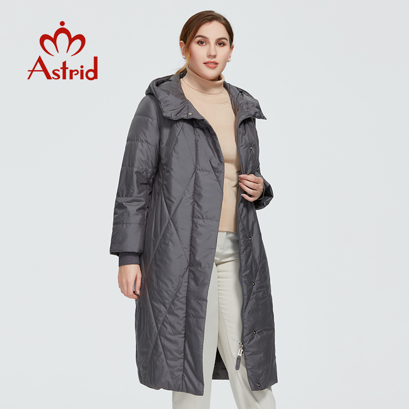 Astrid Winter Women's coat women long warm parka fashion thick Jacket hooded large sizes BioDown female clothing 9200 201017
