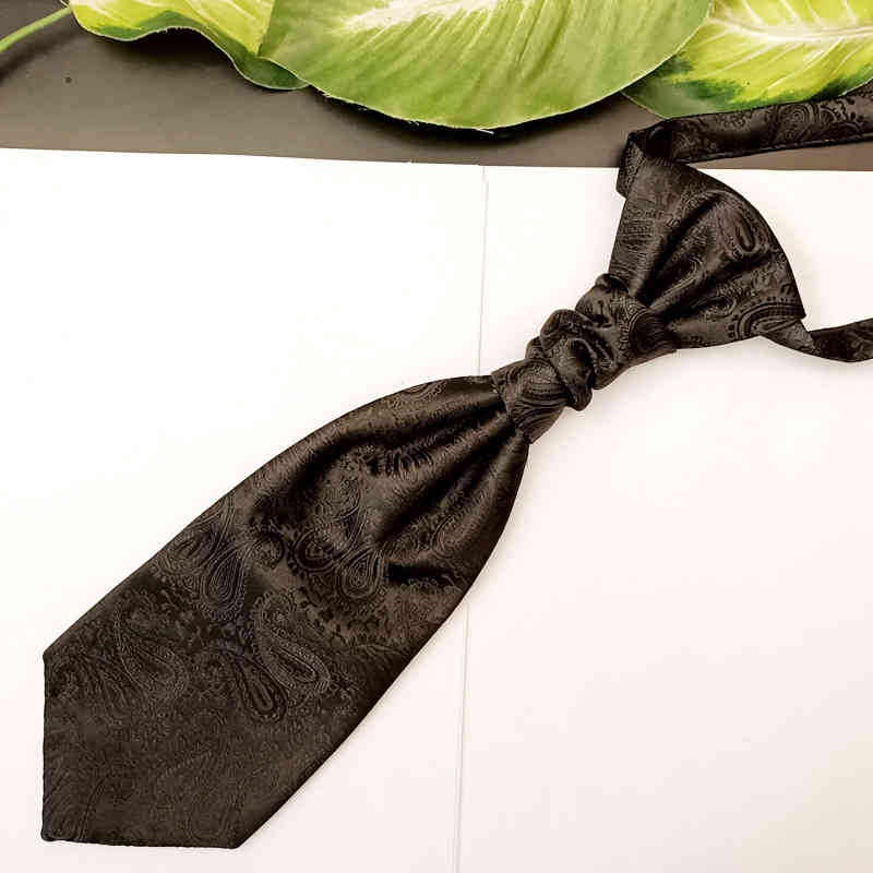 Necktie Scarf Corbata Men's Black Bow Tie Groom with White Dinner Suit Wedding Ceremony British Hong Kong Knot Photography