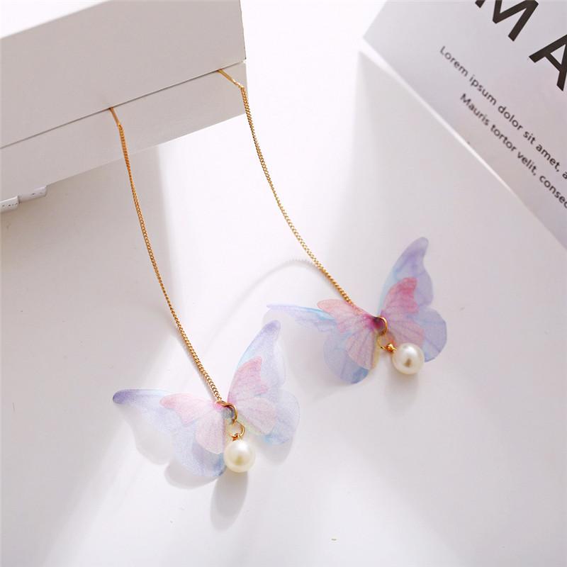 Dangle & Chandelier Korean Fashion Butterfly Long Earrings For Women Girl Ear Pendientes Imitation Pearls Trendy Brincos Jewelry
Dangle & Chandelier Korean Fashion Butterfly Long Earrings For Women Girl Ear Pendientes Imitation Pearls Trendy Brincos Jewelry