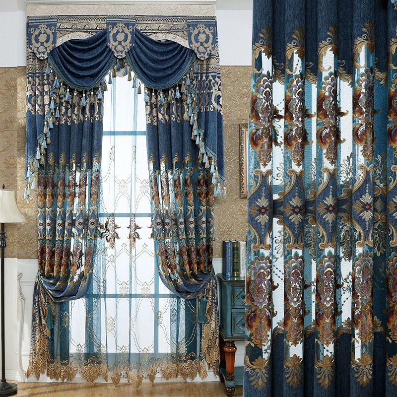 Curtains for Living Room Curtain Valance for Bedroom European Chenille Jacquard High-grade Embroidered Balcony French Window
Curtains for Living Room Curtain Valance for Bedroom European Chenille Jacquard High-grade Embroidered Balcony French Window