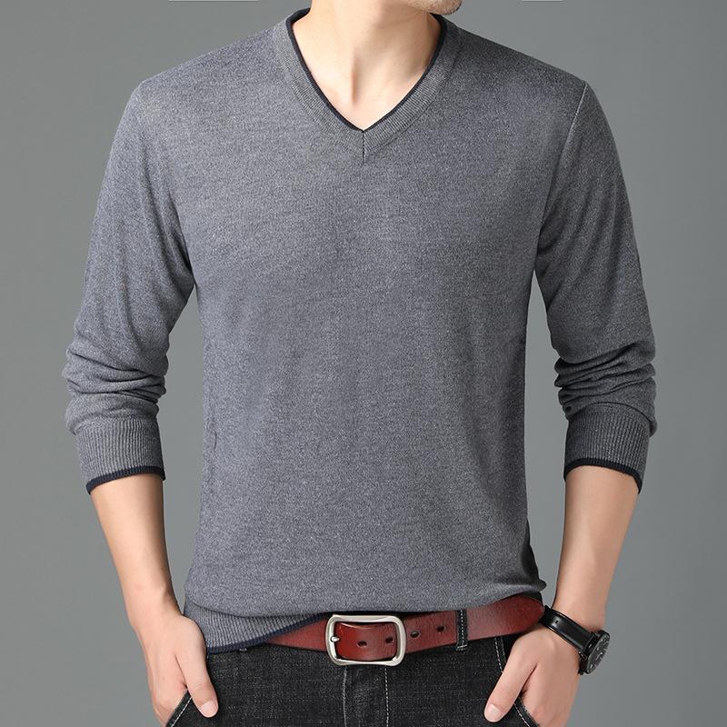 #1390 Spring Autumn Casual Knit Sweater Men V Neck Slim Thin Pullover Men Long Sleeved Knitwear Man Middle Aged Dad High Quality, Gray
#1390 Spring Autumn Casual Knit Sweater Men V Neck Slim Thin Pullover Men Long Sleeved Knitwear Man Middle Aged Dad High Quality, Gray