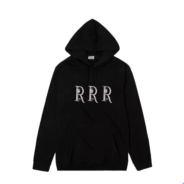 2022 Designer Warm Hooded Women Men Hoodies Mens Fashion Streetwear Pullover Sweatshirts Loose Hoodies Lovers Tops Clothing, Black
