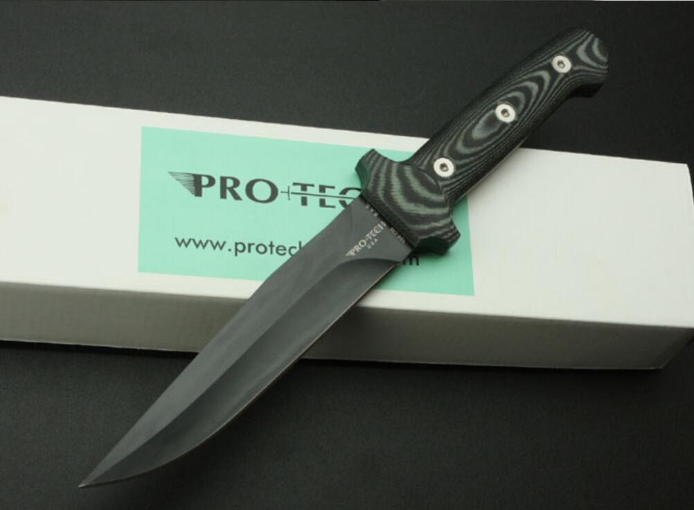 Protech knives 032 Straight knife Fixed blade 9Cr13 blade micarta handle camping outdoor tool Tactical Daggers
Protech knives 032 Straight knife Fixed blade 9Cr13 blade micarta handle camping outdoor tool Tactical Daggers