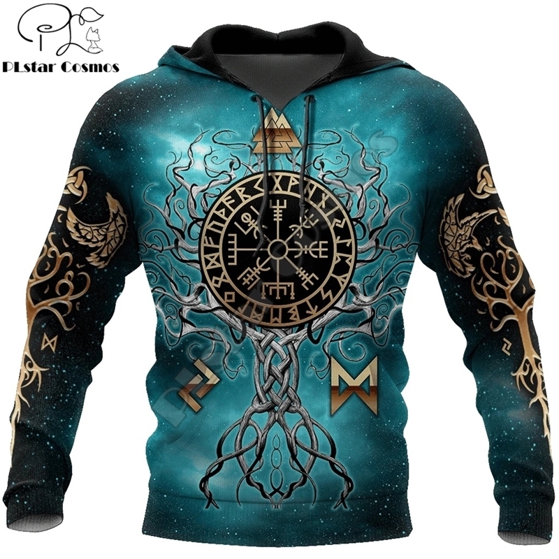 Yggdrasil - Norse Tree Of Life Viking symbol 3D Printed Hoodie Harajuku Streetwear Pullover Unisex Casual Jacket Tracksuit 201104