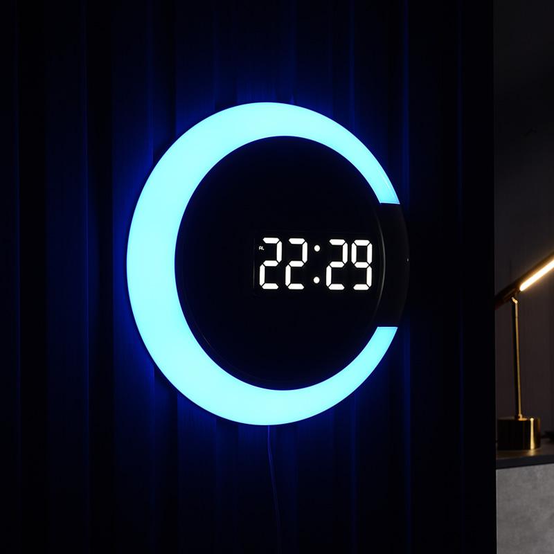 LED luminous electronic clock wall hanging clock living room household fashion luxury simple creative alarm
LED luminous electronic clock wall hanging clock living room household fashion luxury simple creative alarm