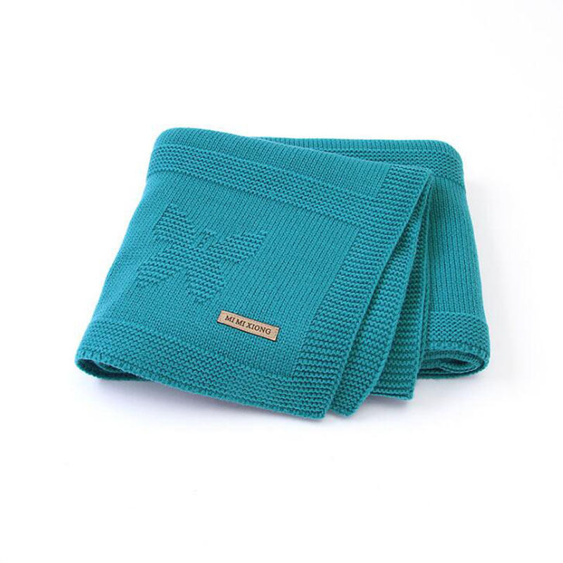 Infant Baby Boy Girl Cartoon Anime Knit Blanket Autumn Winter born Quilt Boys Girls Hold 210429