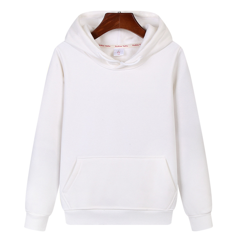 Factory direct sale autumn long-sleeved plus fleece hooded sweater couple sports casual tops solid color jacket, Black
Factory direct sale autumn long-sleeved plus fleece hooded sweater couple sports casual tops solid color jacket, Black