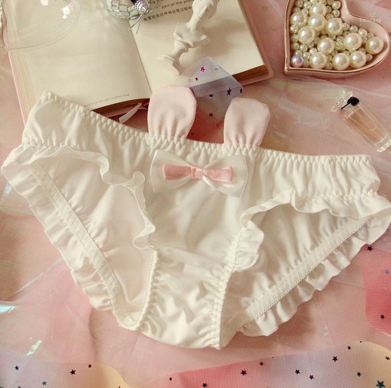 Women's Panties Soft Sister Japanese Underwear Cute Anime Loli Ears Briefs Young Girl Lolita Kawaii Sweet Bowknot Set1, Pink
Women's Panties Soft Sister Japanese Underwear Cute Anime Loli Ears Briefs Young Girl Lolita Kawaii Sweet Bowknot Set1, Pink