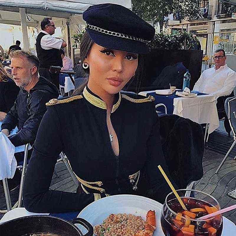 Ocstrade Women Jackets Spring Autumn Coat Party High Quality Green Plus Size Elegant Long Sleeve Bandage Jacket Bodycon 220118