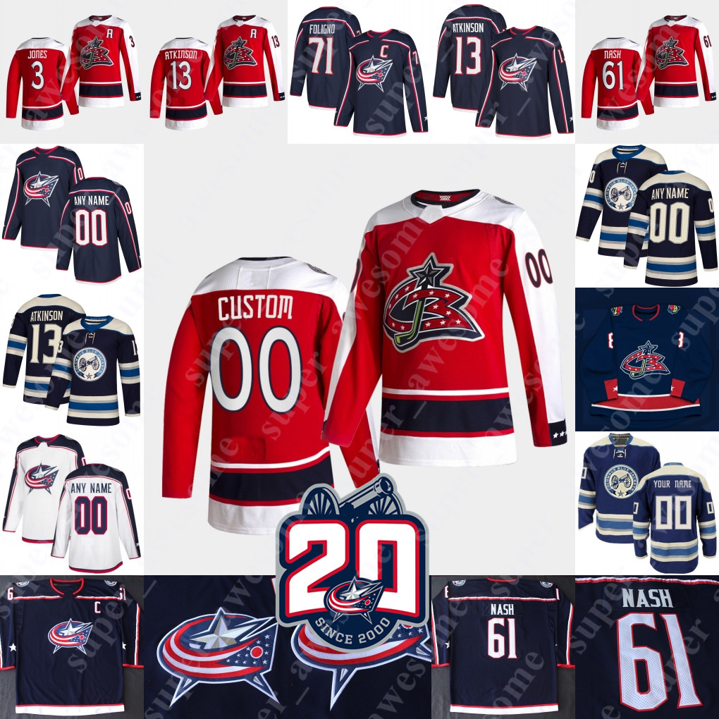 Columbus Blue Jackets Jersey Matiss Kivlenieks Joonas Korpisalo Elvis Merzlikins Gabriel Carlsson Mikhail Grigorenko Jack Roslovic Del Zotto, White
Columbus Blue Jackets Jersey Matiss Kivlenieks Joonas Korpisalo Elvis Merzlikins Gabriel Carlsson Mikhail Grigorenko Jack Roslovic Del Zotto, White