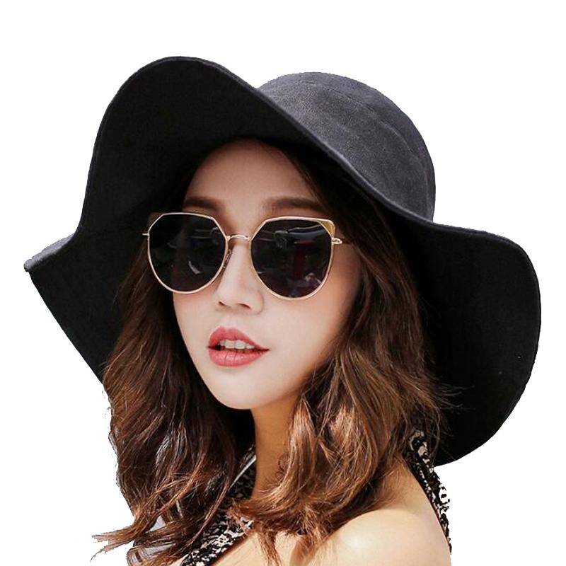 New Beach Sun Hats for Women Fashion Design Woman Summer Hat Wide Brim Straw Caps Girl Travel Solid Casual Foldable Cap, Black
New Beach Sun Hats for Women Fashion Design Woman Summer Hat Wide Brim Straw Caps Girl Travel Solid Casual Foldable Cap, Black