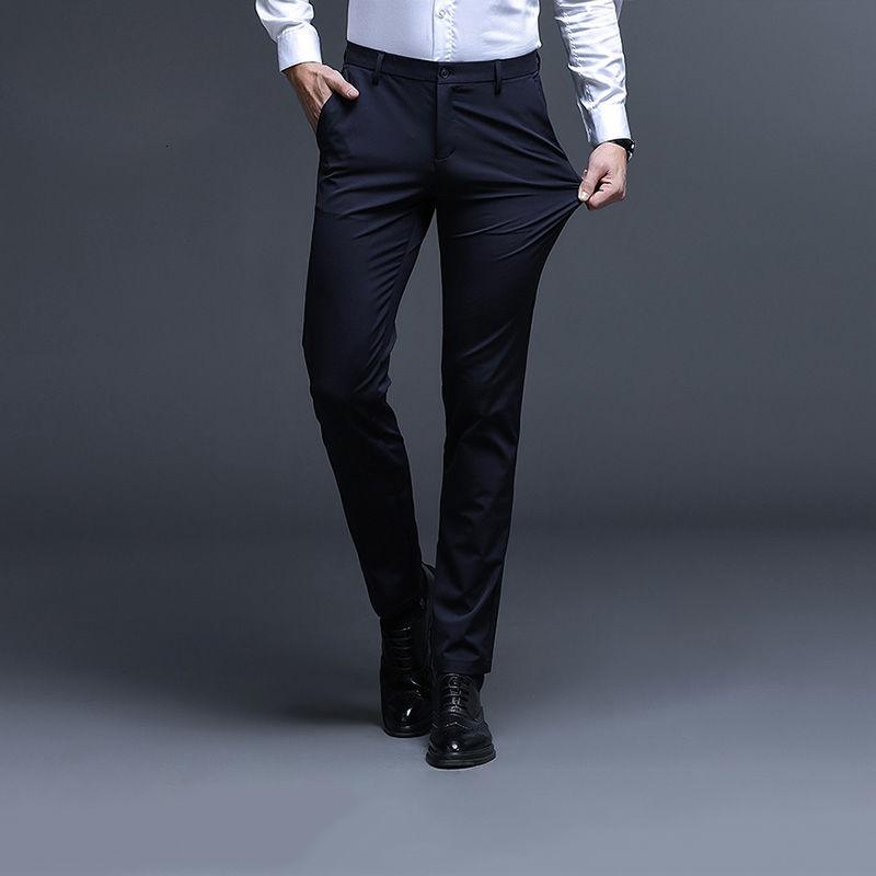 Fashion Suit Pants Men Plush Trousers Casual Slim Business Dress Trousers Men 's Small Legged Autumn and Winter Summer, Black plus velvet
Fashion Suit Pants Men Plush Trousers Casual Slim Business Dress Trousers Men 's Small Legged Autumn and Winter Summer, Black plus velvet
