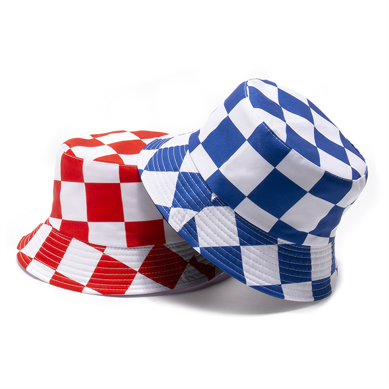 Check Fishing Caps Newa Blue Red Black White Plaid Check Bucket Hats Women Girls floppy bucket bucket hat women, As show
Check Fishing Caps Newa Blue Red Black White Plaid Check Bucket Hats Women Girls floppy bucket bucket hat women, As show