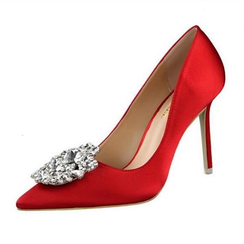 2021 New -43 Fashion Simple Crystal High Heels Wedding Bombs Spring Brand Luxury Shallow Pointed to the Sexy Party Women's Shoes DJ2O, Black
2021 New -43 Fashion Simple Crystal High Heels Wedding Bombs Spring Brand Luxury Shallow Pointed to the Sexy Party Women's Shoes DJ2O, Black