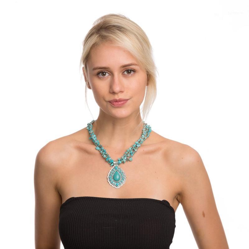 JIANXI Hoturquoise Bead Pendant Necklace Fashion Bohemian Multilayer Collar Statement Necklace Jewelry1
JIANXI Hoturquoise Bead Pendant Necklace Fashion Bohemian Multilayer Collar Statement Necklace Jewelry1