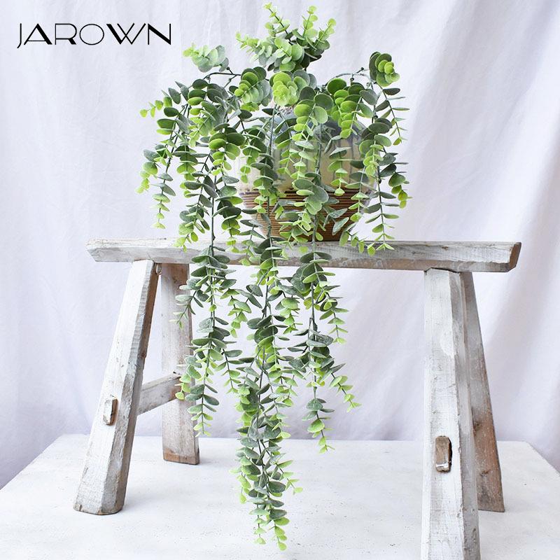 JAROWN Retro Artificial Eucalyptus Leaf Vine Flocking Fake Green Plastic Wall Hanging Money Leaves Plants Home Wedding Decor
JAROWN Retro Artificial Eucalyptus Leaf Vine Flocking Fake Green Plastic Wall Hanging Money Leaves Plants Home Wedding Decor