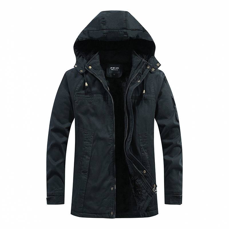 New Winter Thick Parkas Jackets Men Casual Warm Men Parka Coat Military Windproof Hooded Jackets Windbreaker Men 201026