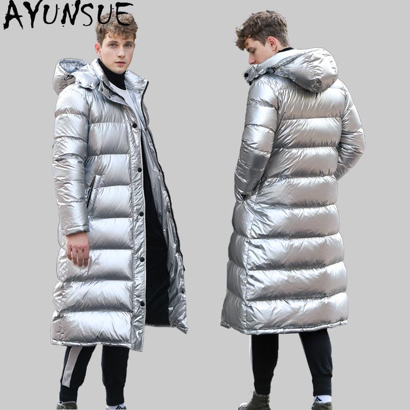 AYUNSUE Men' Winter Down Jacket Long Male Coats 90% White Duck Down Jackets Warm Hooded Parkas Plus Size 4xl 2020 Ropa Hombre, Black
AYUNSUE Men' Winter Down Jacket Long Male Coats 90% White Duck Down Jackets Warm Hooded Parkas Plus Size 4xl 2020 Ropa Hombre, Black