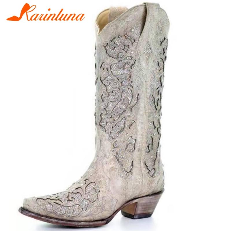 Karin 2020 Brand New Big size 43 chunky heels fashion vintage customized crystals western boots shoes women, Beige
Karin 2020 Brand New Big size 43 chunky heels fashion vintage customized crystals western boots shoes women, Beige
