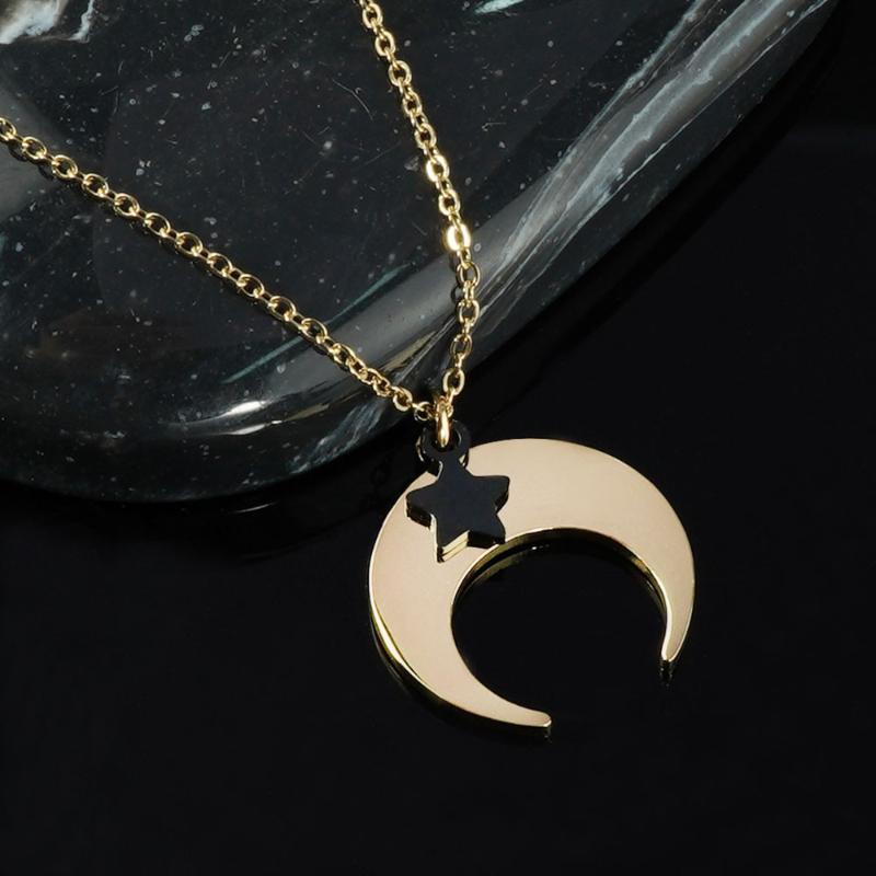Star moon sun shape pentagram alloy necklace personality clavicle chain ladies pendant necklace
Star moon sun shape pentagram alloy necklace personality clavicle chain ladies pendant necklace